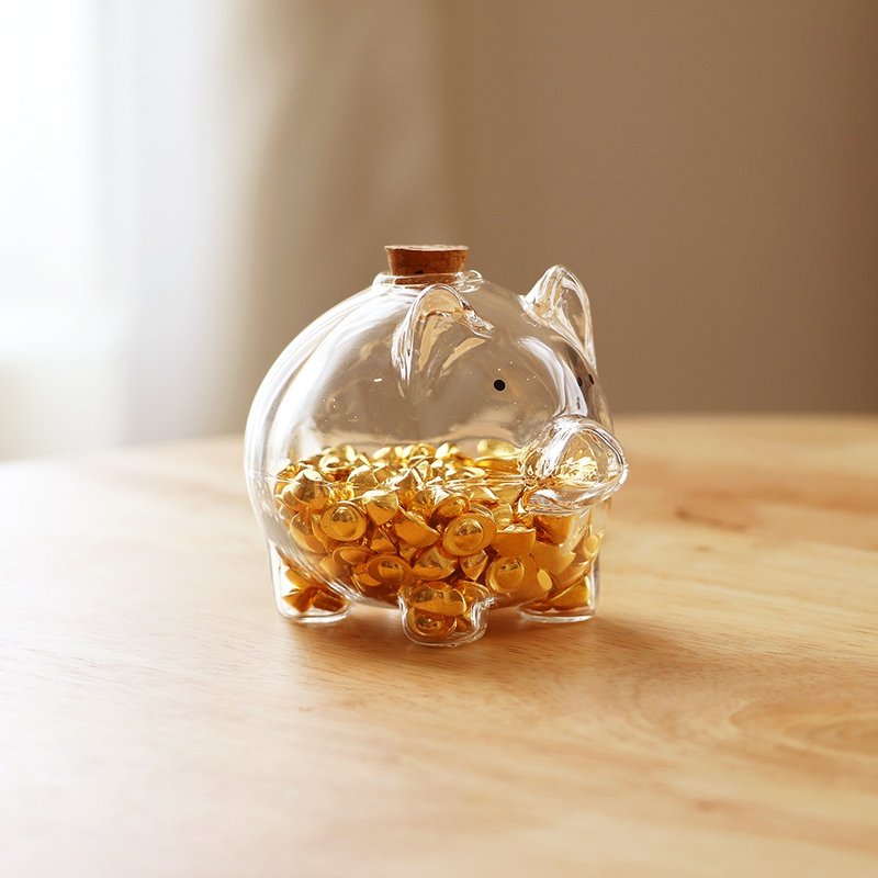 Piggy Bank Ingots I 288 Pieces I Good Fortune & Luck I Glass Ornament I Pre-order, Ships in 4-10 Days - Items for Display - Other Materials Yellow